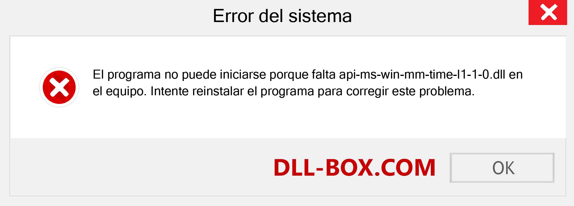 ¿Falta el archivo api-ms-win-mm-time-l1-1-0.dll ?. Descargar para Windows 7, 8, 10 - Corregir api-ms-win-mm-time-l1-1-0 dll Missing Error en Windows, fotos, imágenes