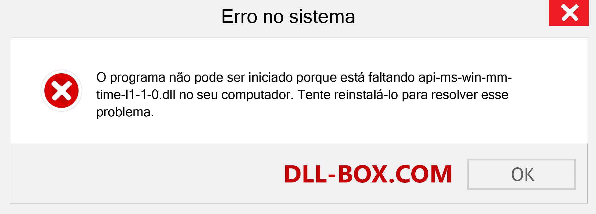 Arquivo api-ms-win-mm-time-l1-1-0.dll ausente ?. Download para Windows 7, 8, 10 - Correção de erro ausente api-ms-win-mm-time-l1-1-0 dll no Windows, fotos, imagens